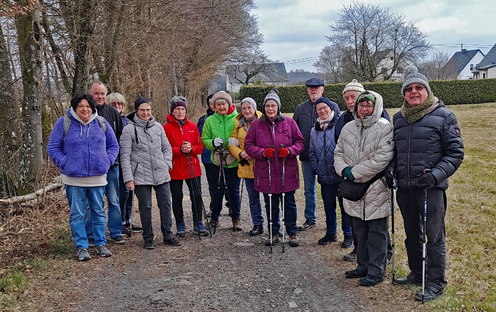 Wanderfreunde trotzen dem Westerwlder Wind