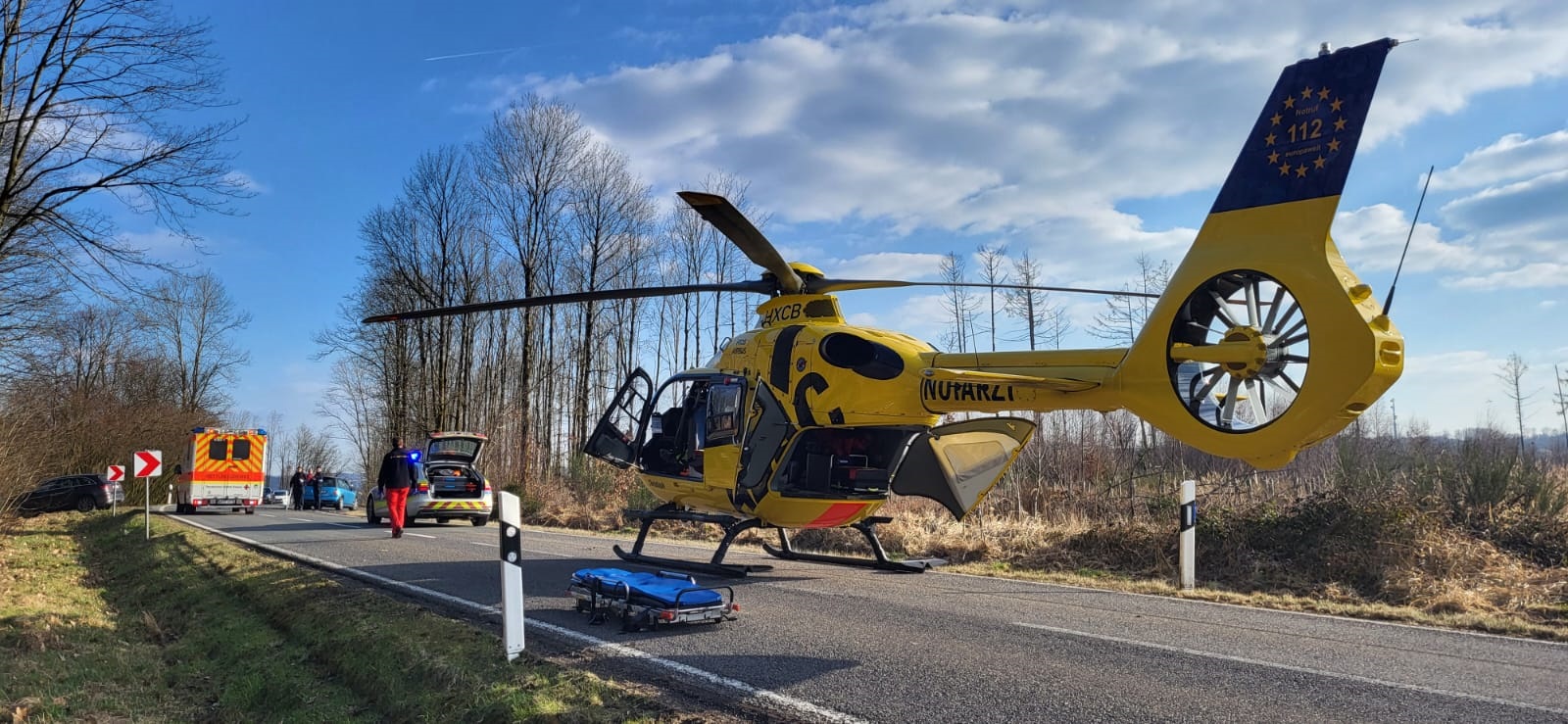 2. Aktualisierung: Schwerer Verkehrsunfall auf der L288 bei Alpenrod