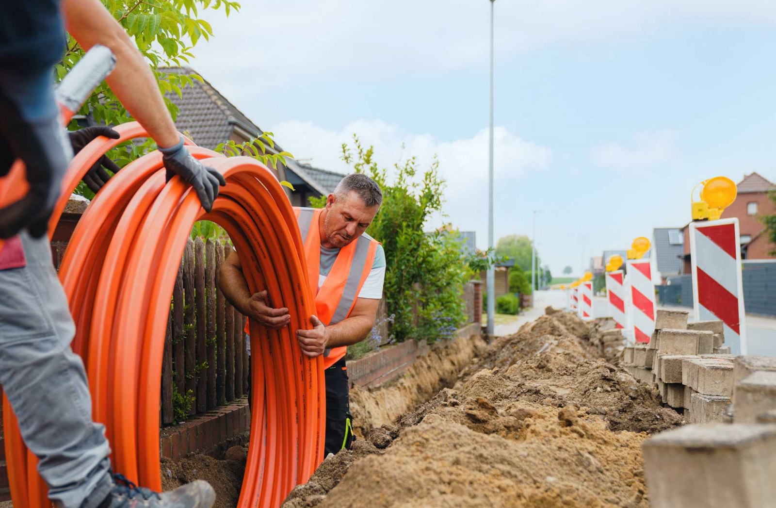 Startschuss fr Glasfaserausbau in Gllesheim