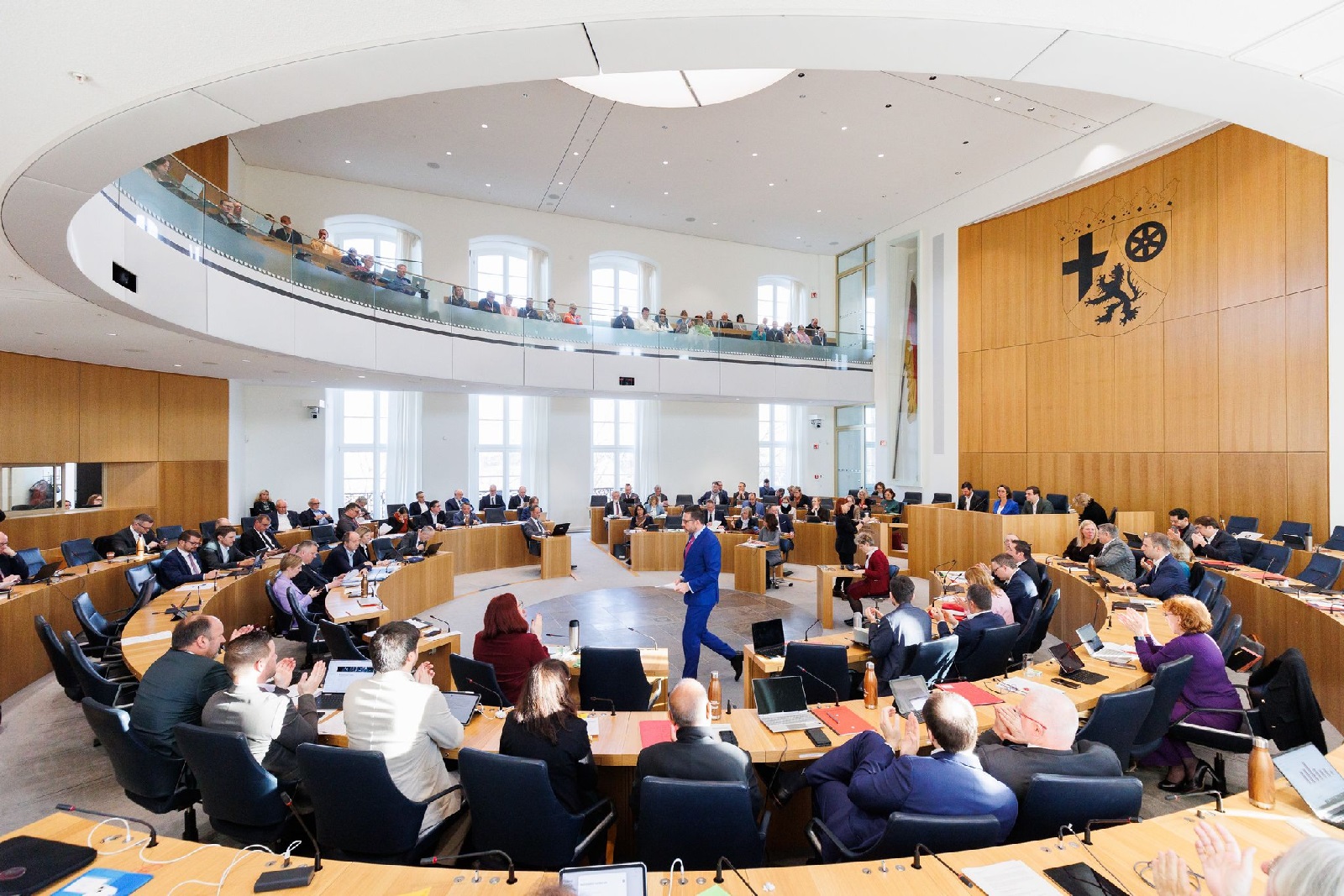 Sitzung Landtag Rheinland-Pfalz. (Foto: Lando Hass/dpa)