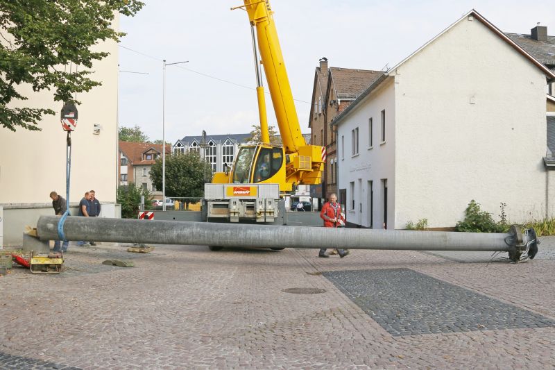 Strender Betonmast wurde entfernt