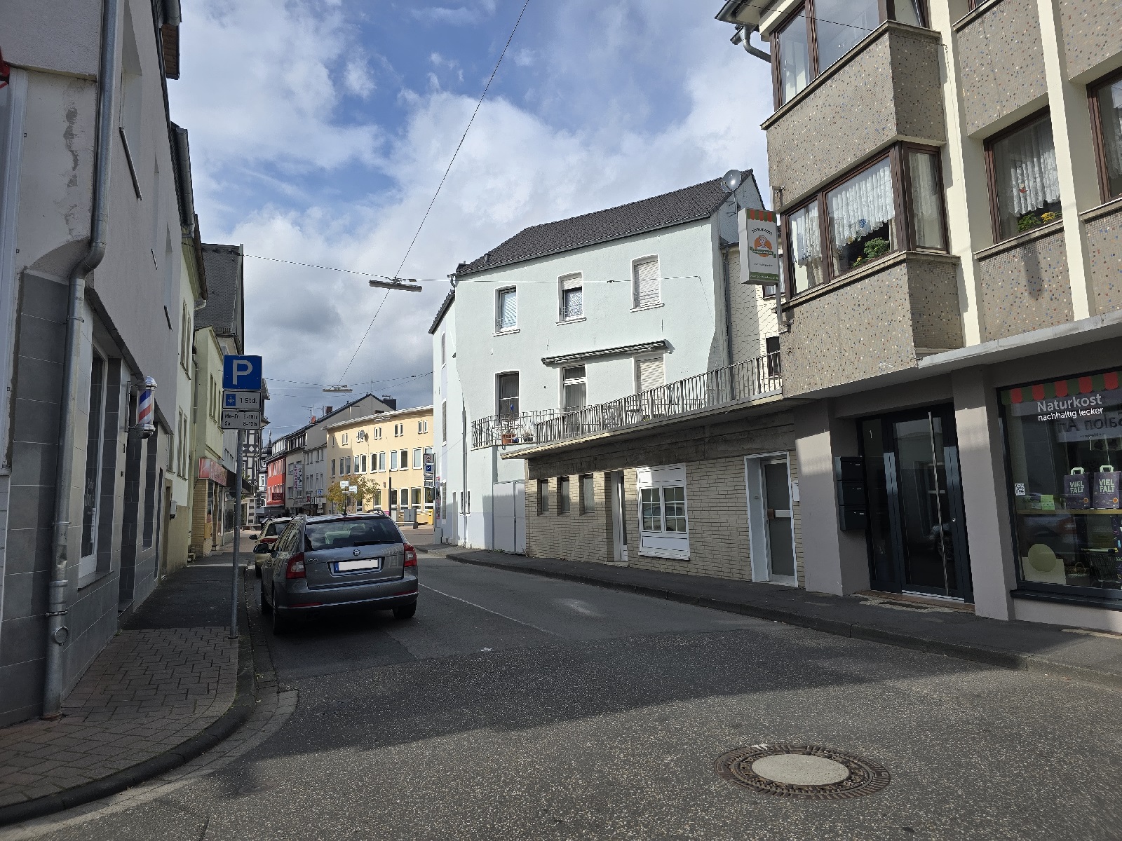 Dieser Bereich in der Innenstadt wird rund ein halbes Jahr lang den Verkehr belasten. (Fotoquelle: Verbandsgemeindeverwaltung Wissen)