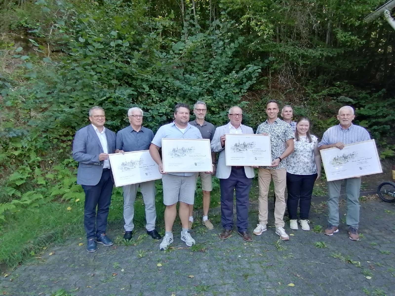 Selbach belegte den ersten Platz bei "Unser Dorf hat Zukunft". (Alle Fotos: Quelle: Ortsgemeinde Selbach (Sieg))