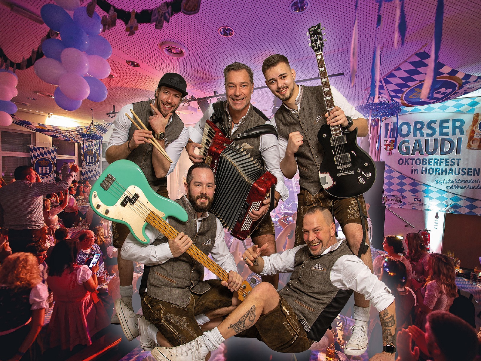 Partykracher BAYERNMN erobern erstmals die Horser Gaudi am 21. September