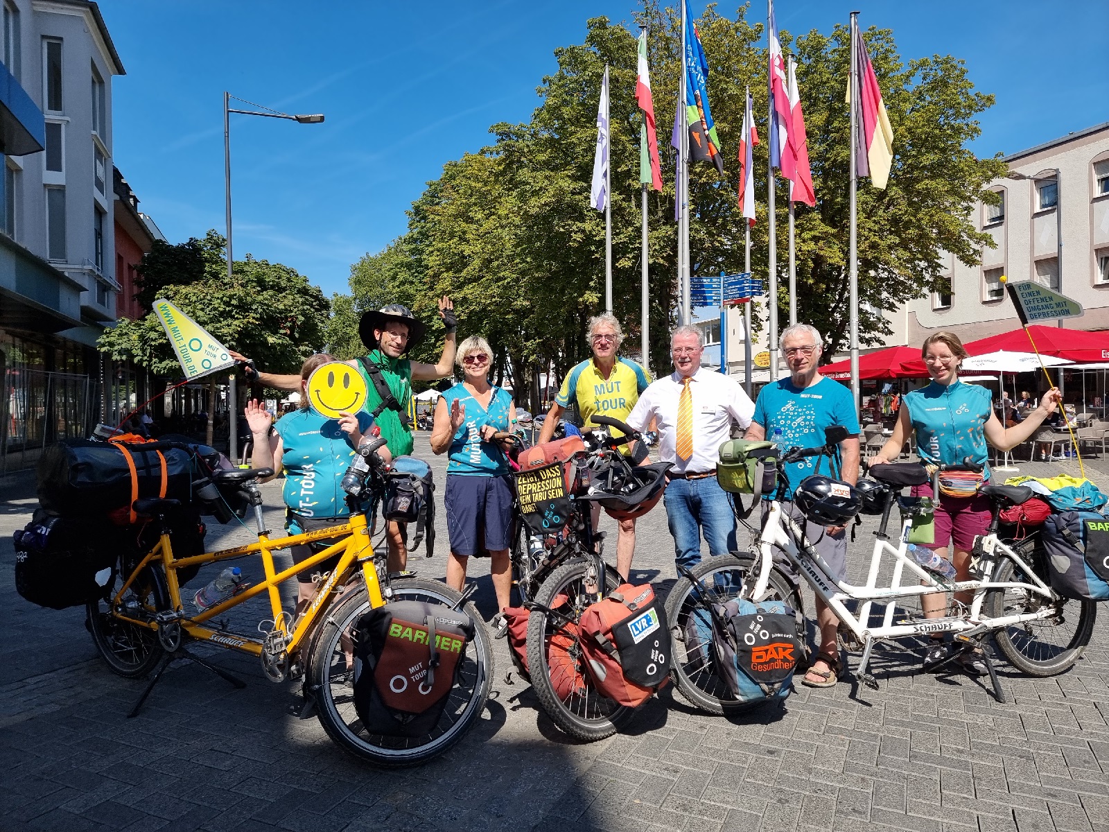 MUT-TOUR-Etappe 2024 in Neuwied: Ein starkes Zeichen fr Menschen mit Depressionen