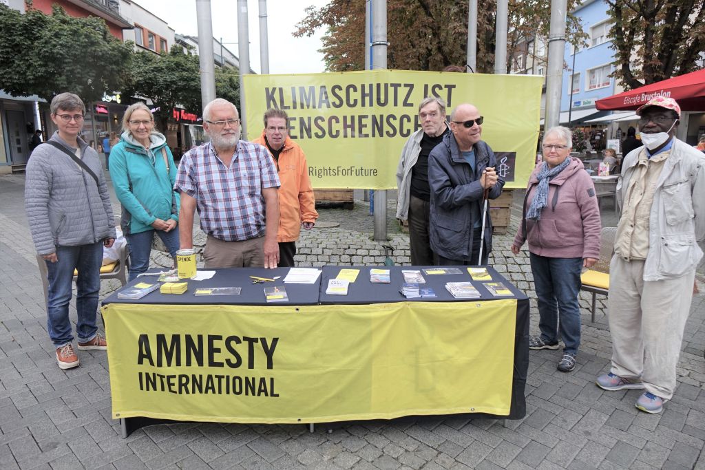 Amnesty-Kampagne Klimaschutz ist Menschenschutz" auch in Neuwied