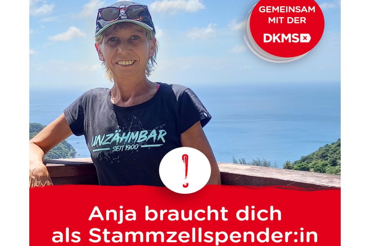 Anja braucht Dich - Registrierungsaktion auf dem Sportplatz in Mittelhof