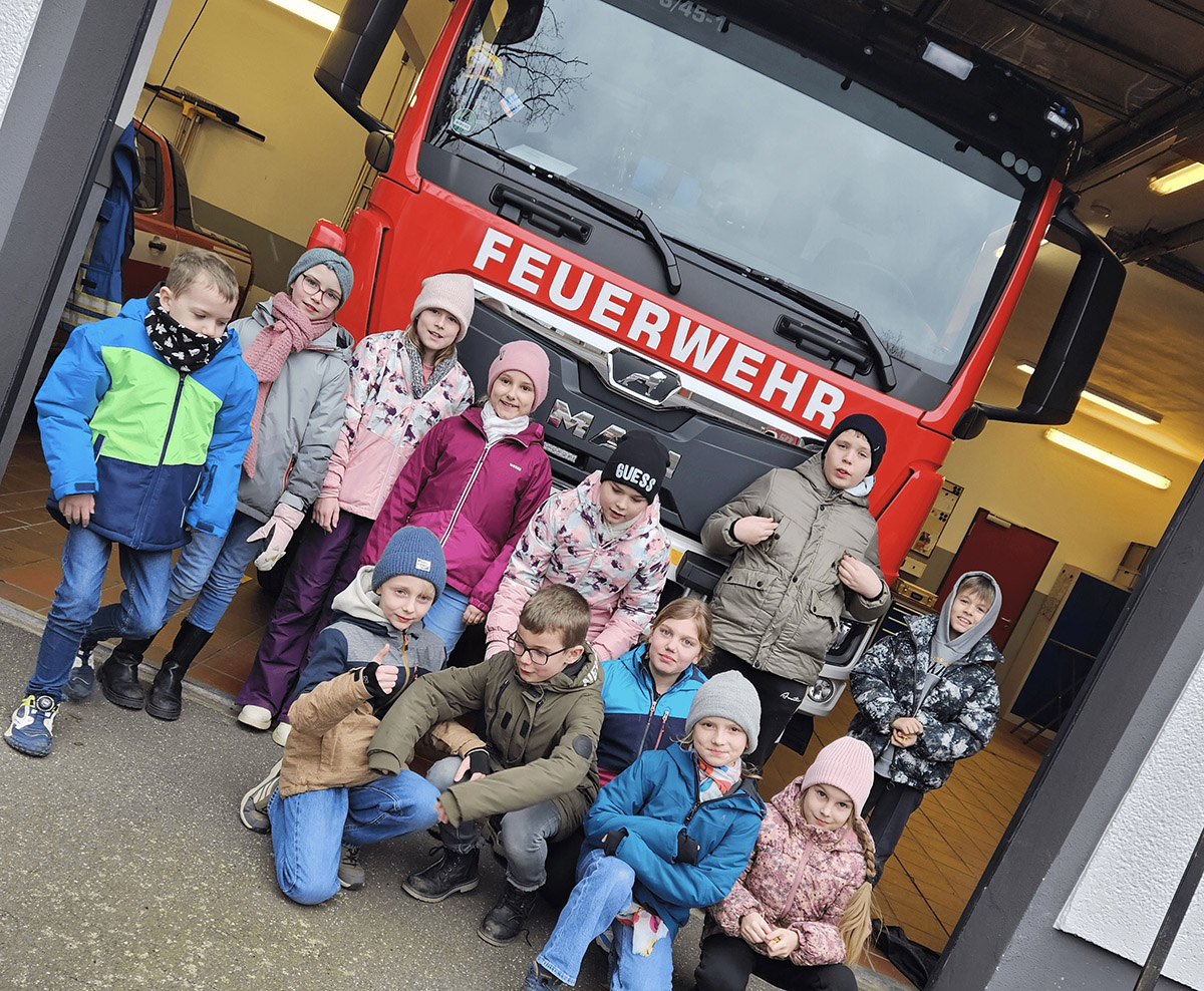 Katzwinkel: Grundschulkinder erlebten spannende Feuerwehraktion