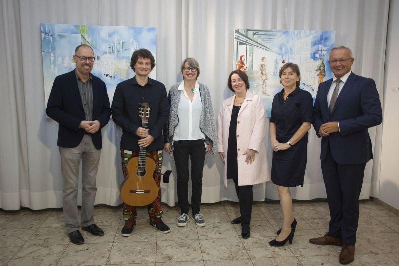 Ausstellung Lebens(t)raum" der Knstlerin Barbara Schwinges im Kreishaus Neuwied