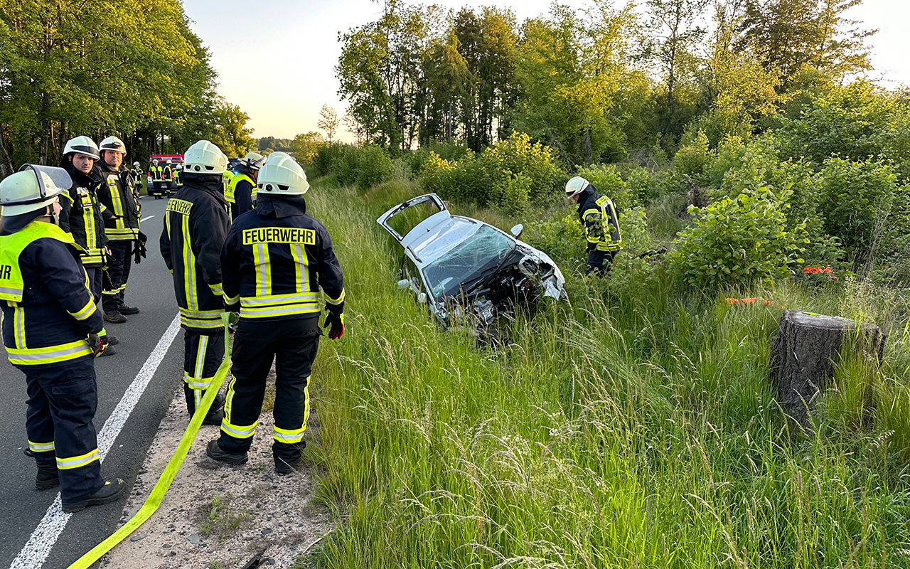 Von der Feuerwehr waren 32 Leute im Einsatz. (Foto: FF VG Westerburg)