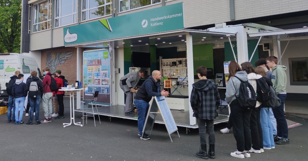 Die Azubispots on Tour an der IGS Betzdorf-Kirchen
