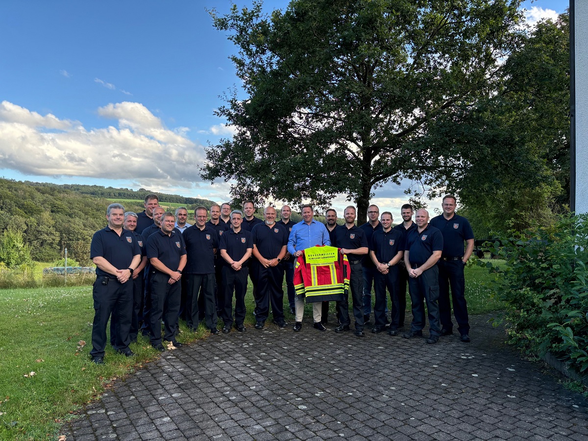 Antrittsbesuch von Joachim Brenner bei Feuerwehr-Fhrung der VG Betzdorf-Gebhardshain