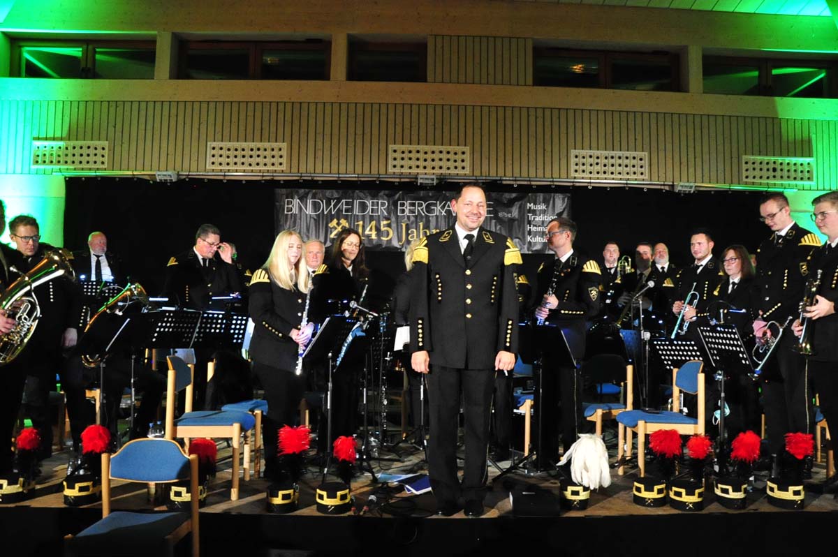 Die Bindweider Bergkapelle feierte sein Jubilum mit einem Konzert. (Fotos: kk) 