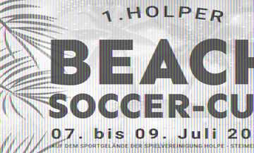 Holper Lwen laden zum Beach-Soccer-Cup