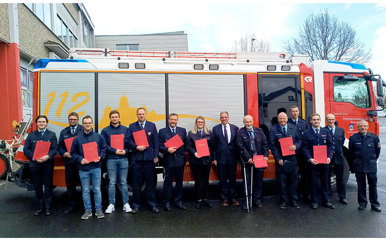 Befrderungen bei den Kameraden der Freiwilligen Feuerwehr VG Montabaur