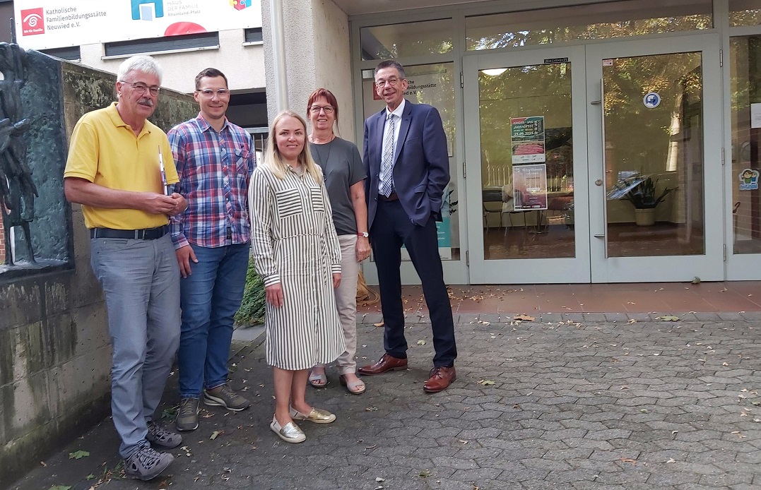 Zum Gesprch trafen sich (v.l.n.r.): Karl-Josef Heinrichs, Thomas Becker, Jennifer Welker, Regine Wilke und Martin Hahn (Foto: Heinrichs)