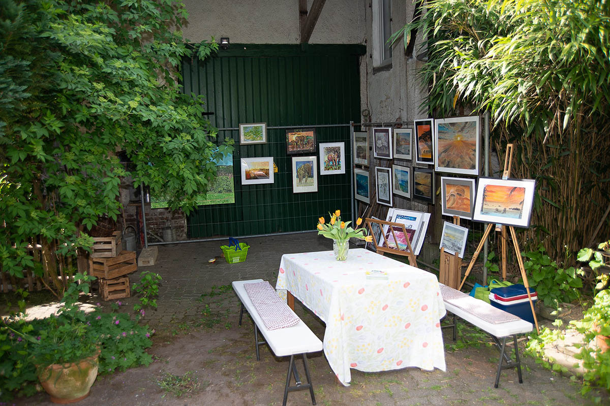 Kunst in den Grten - Straenhaus ist zum dritten Mal kreativ  