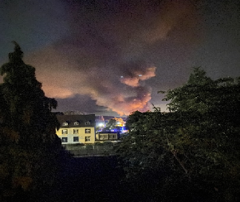 Nachtrag: Grobrand am Bahnhof in Linz am Rhein - Wie kam es zu dem Feuer?