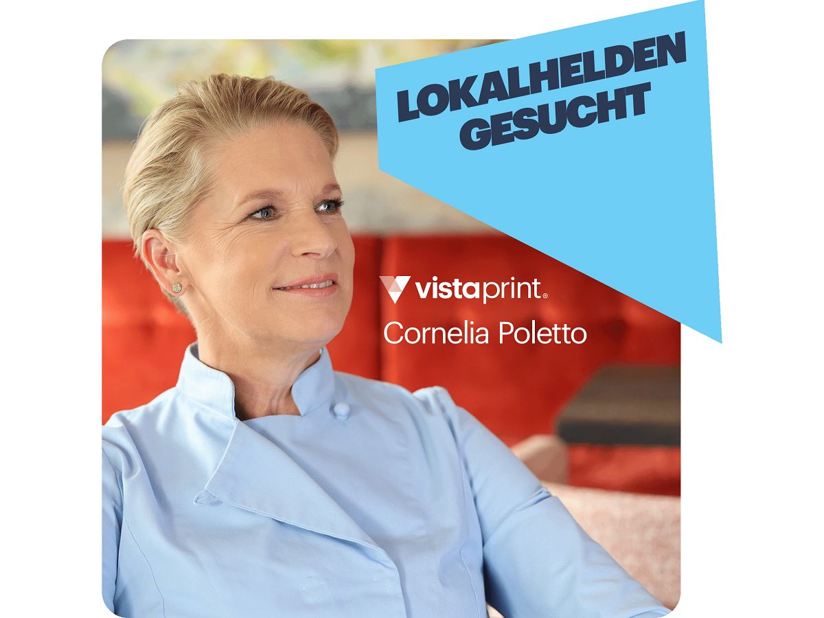 VistaPrint und Cornelia Poletto suchen Lokalhelden in der Gastronomie