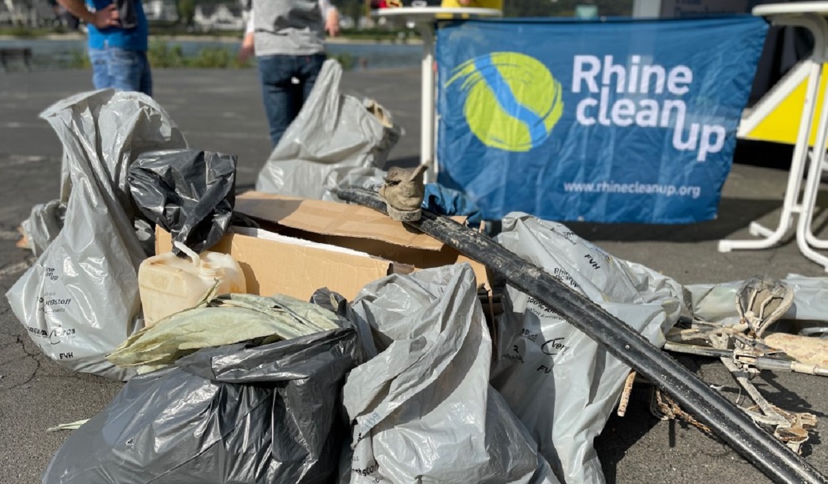 "RhineCleanUp" in Bad Hnningen - Gemeinsam fr den Umweltschutz