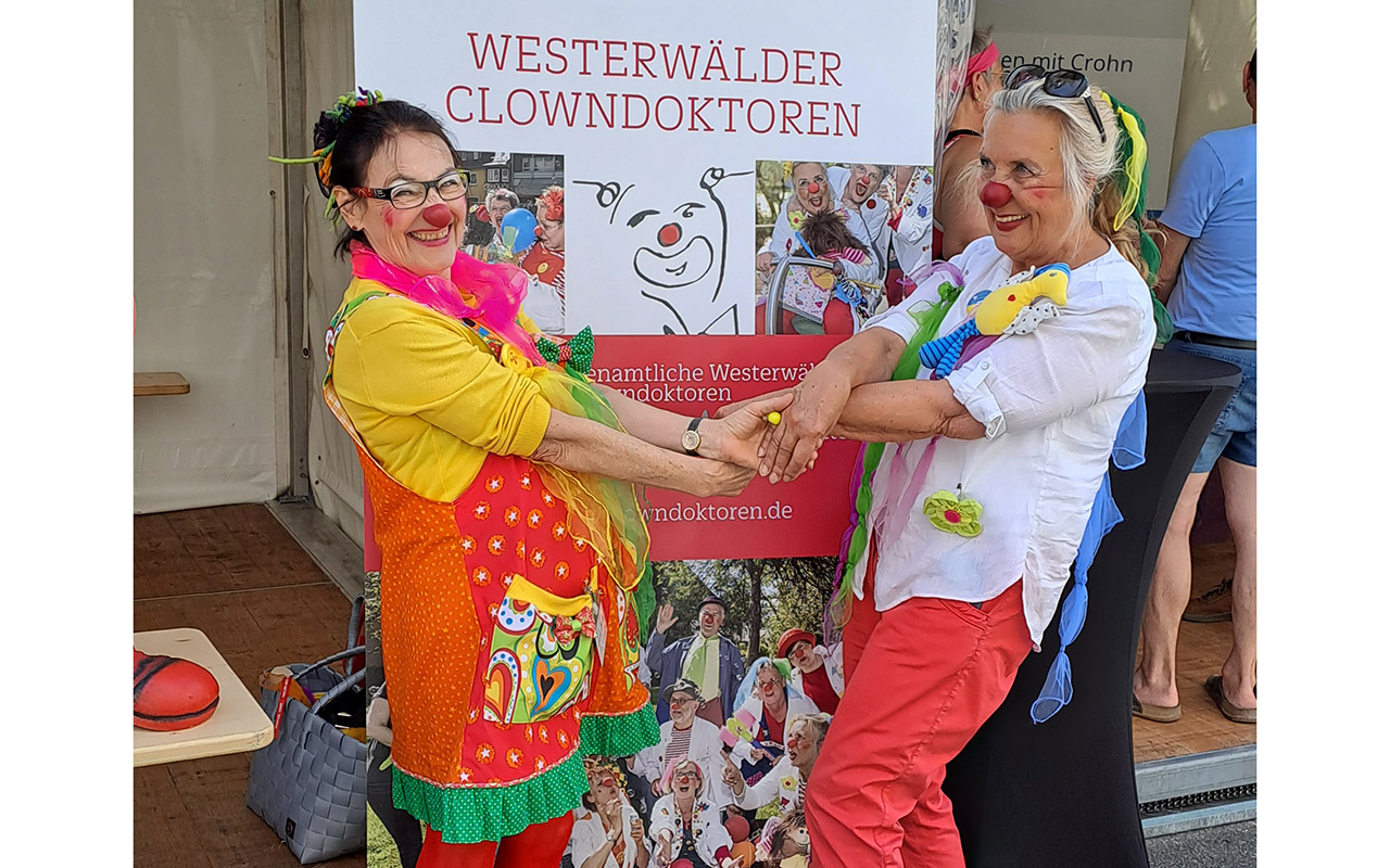 Westerwlder Clowndoktoren der WeKISS besuchten Rheinland-Pfalz-Tag