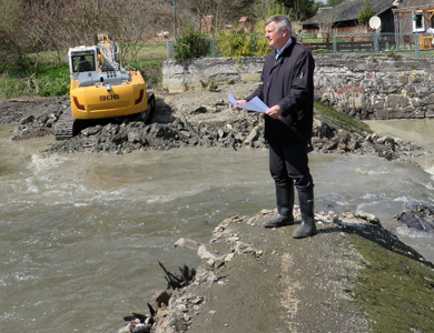 Dalex-Wehr an der Nister wird abgerissen