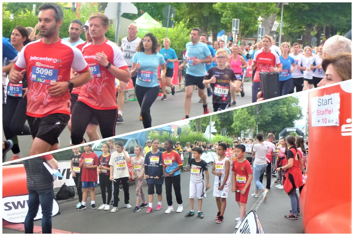 Der Deichlauf war fr gro und klein fr ein tolles Sportereignis. (Fotos: Jrgen Grab)