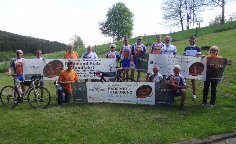 Bereits jetzt freuen sich die deutschen Mitglieder der traditionsreichen Equipe France wieder auf die Grande-Region-Rundfahrt 2019 mit den franzsischen Radsportfreunden. Foto: privat