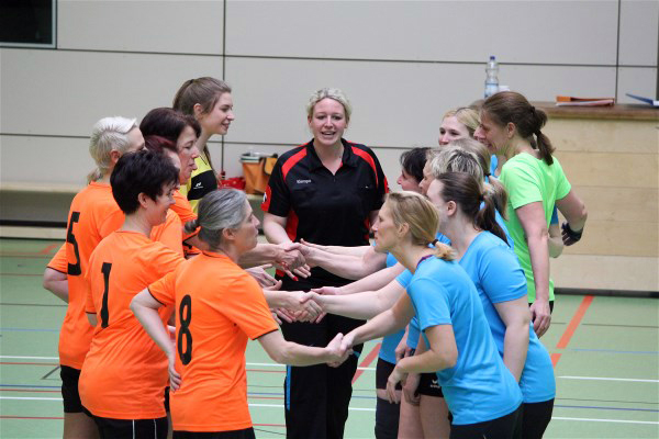 TVF-Frauen bereits Mittelrheinmeister im Korbball