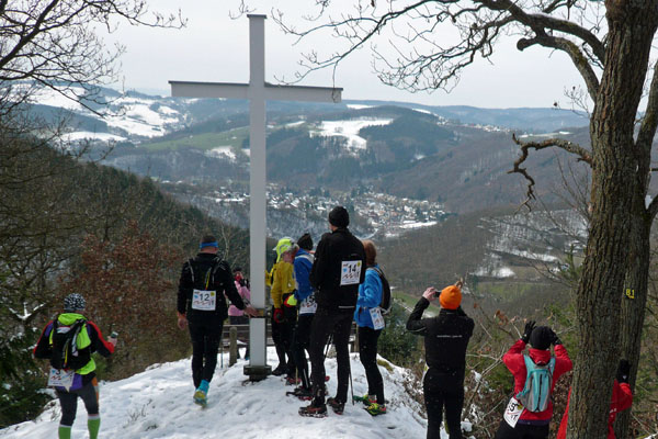 Ein Fotostopp auf dem Brenkopp gehrt auch zum Wie Ultra Trail. Foto: Brenkoppstopp