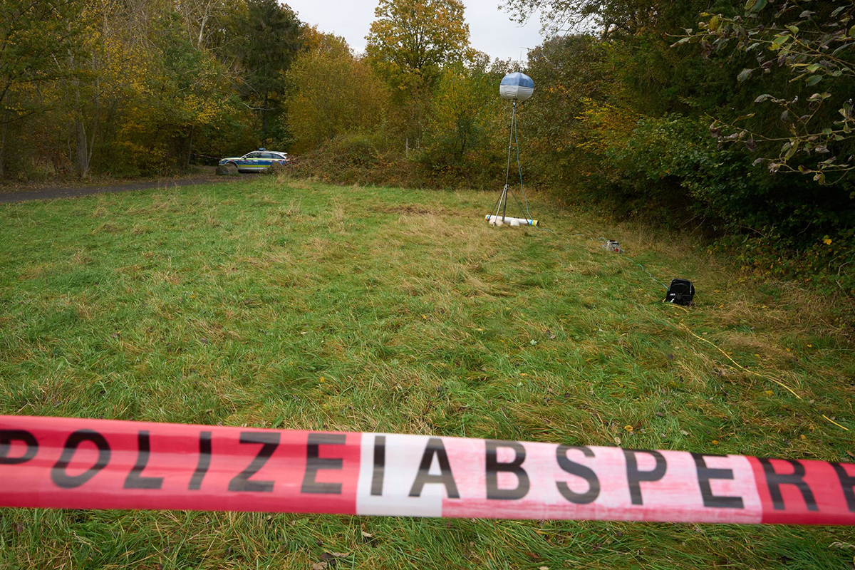 Nach Fund zweier Leichen in der Eifel. Foto: Thomas Frey/dpa