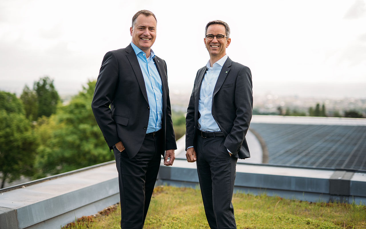 EAM-Geschftsfhrer Olaf Kieser und Hans-Hinrich Schriever. (Foto: EAM)