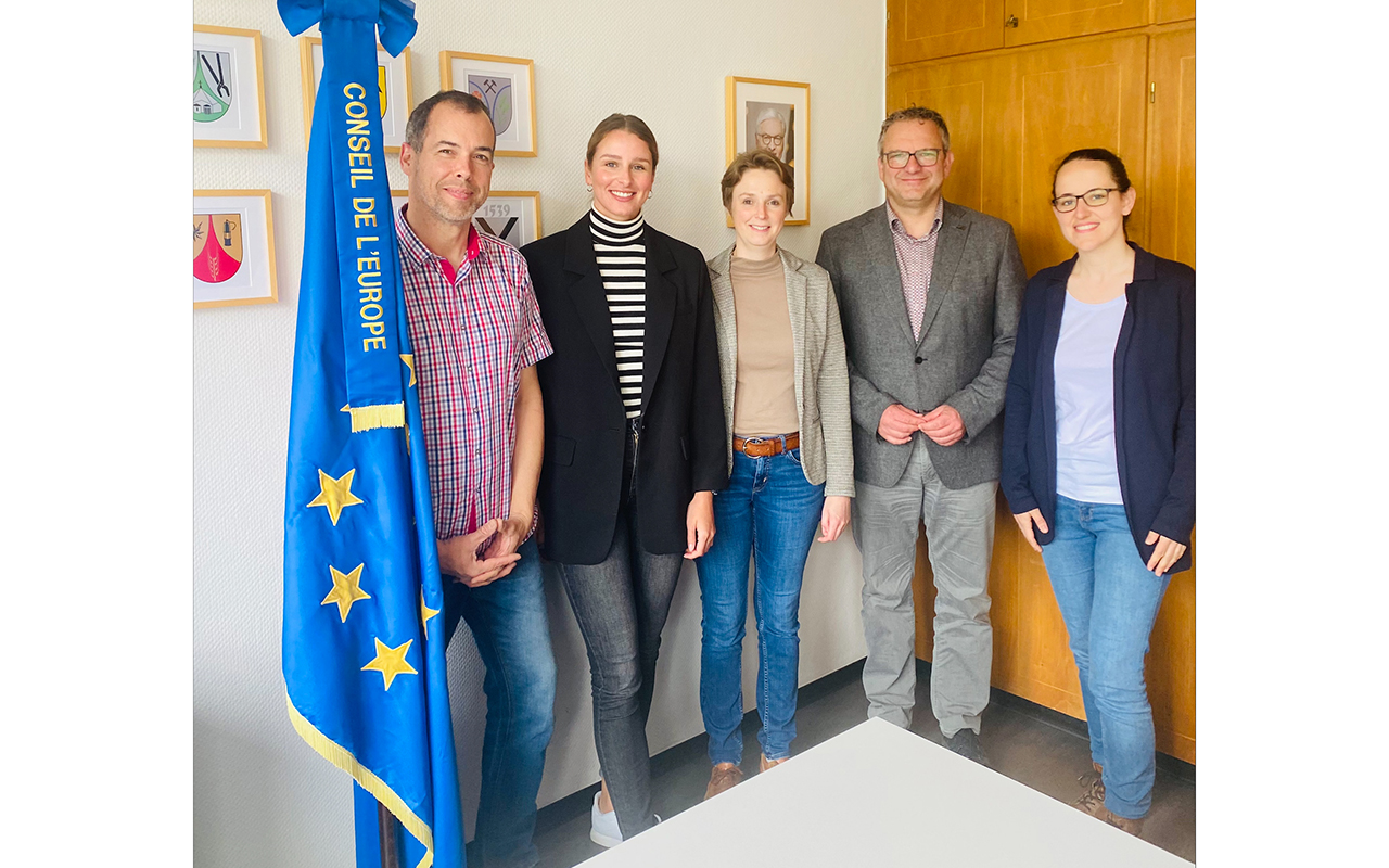 Von links nach rechts: Jochen Stentenbach, Maja Bttner, Jennifer Siebert, Berno Neuhoff und Susanna Mokro. (Foto: Sabine Lorsbach) 