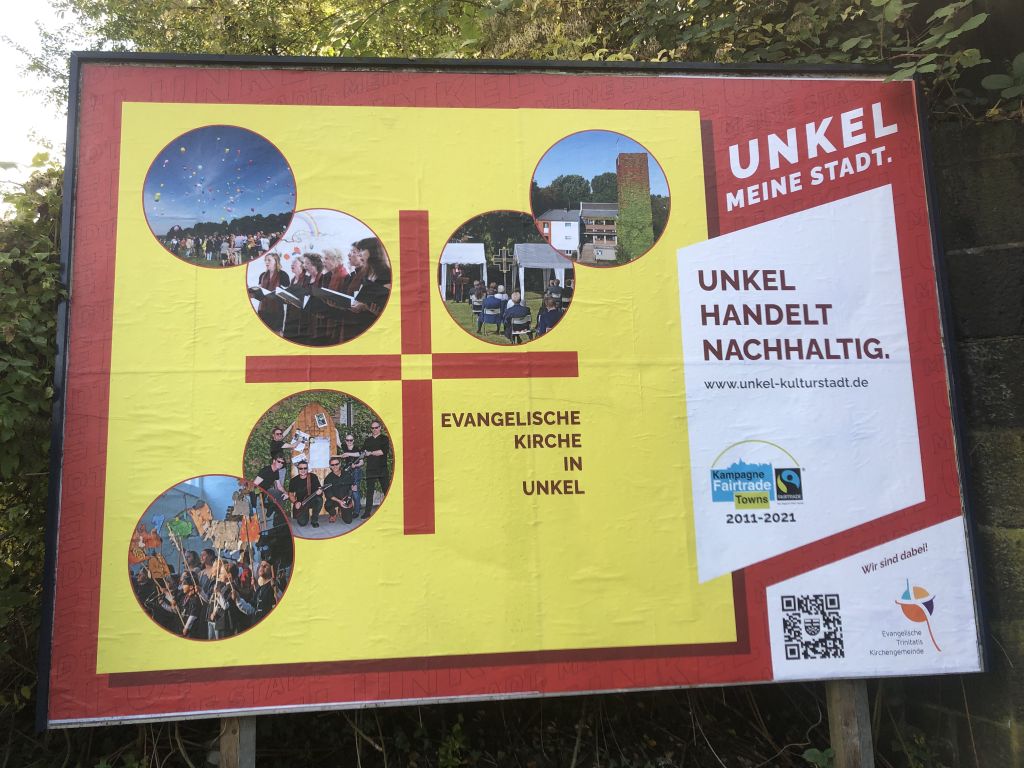 Imageplakat der evangelischen Trinnitatis-Kirchengemeinde. Foto: privat