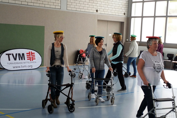 Praxis-Workshop: Rollator-Fit. Foto: Privat