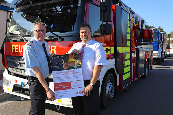 Tag der Feuerwehr gegen Blutkrebs - DKMS-Registrierungsaktion 