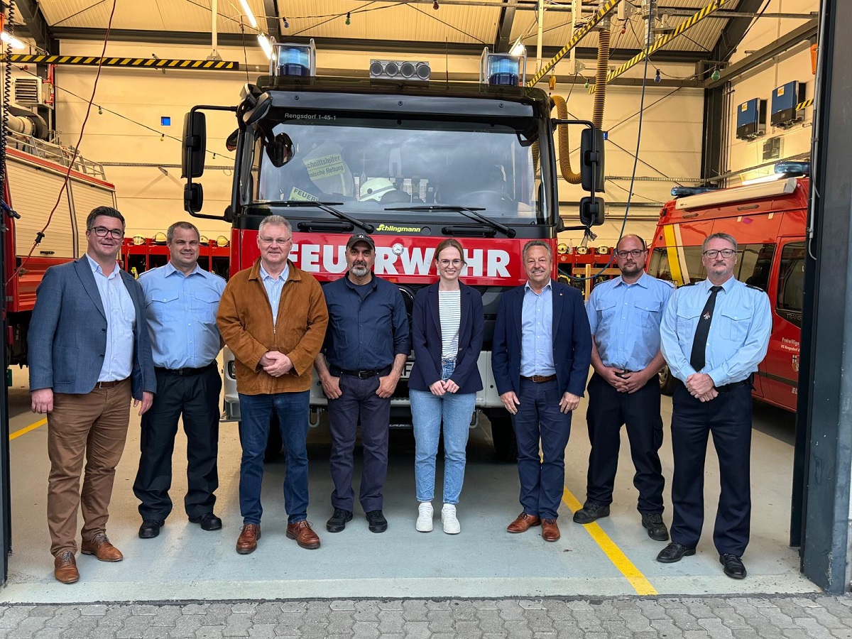 CDU Rengsdorf-Waldbreitbach zu Besuch bei Rengsdorfer Feuerwehr