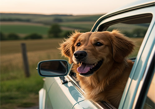 Urlaubsreisen: So gelangt der Hund sicher im Auto ans Ziel