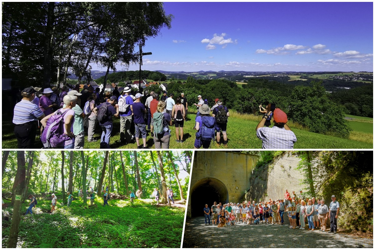 Die GeoRoute "Basalt und Buntmetalle" bietet eine abwechslungsreiche Strecke mit einer unverkennbaren Aussicht. (Fotos: Petra Weienfels)