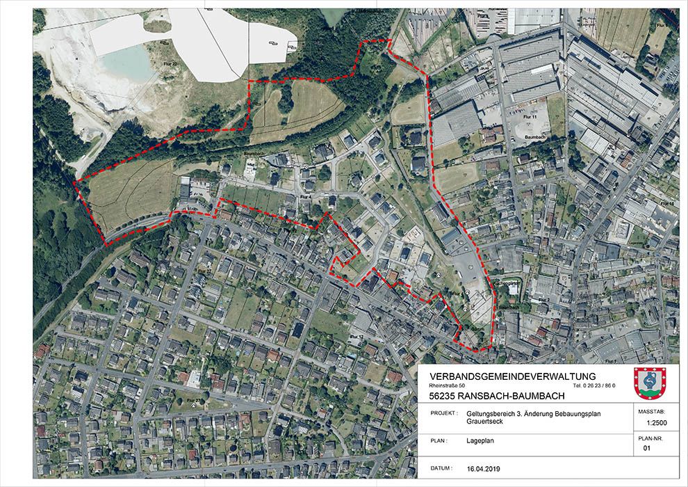 Bebauungsplannderung Grauertseck der Stadt Ransbach-Baumbach