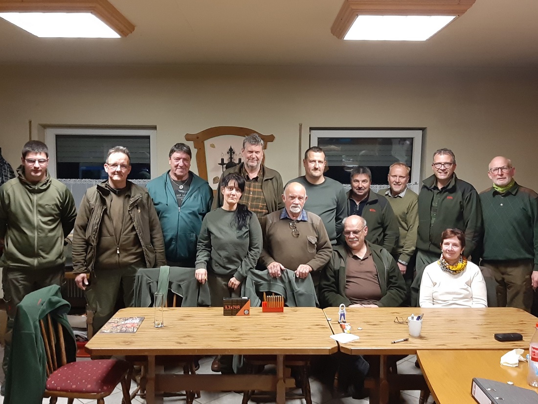 Die Teilnehmer des Trainings (Fotoquelle: Hegering Hachenburg)