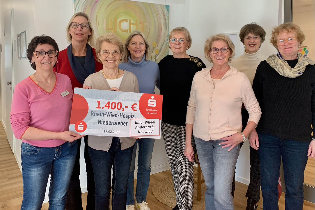 Inner Wheel Club untersttzt Rhein-Wied Hospiz mit Spende