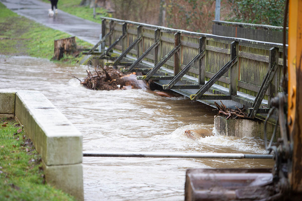 Fotos vom Hochwasser von Eckhard Schwabe