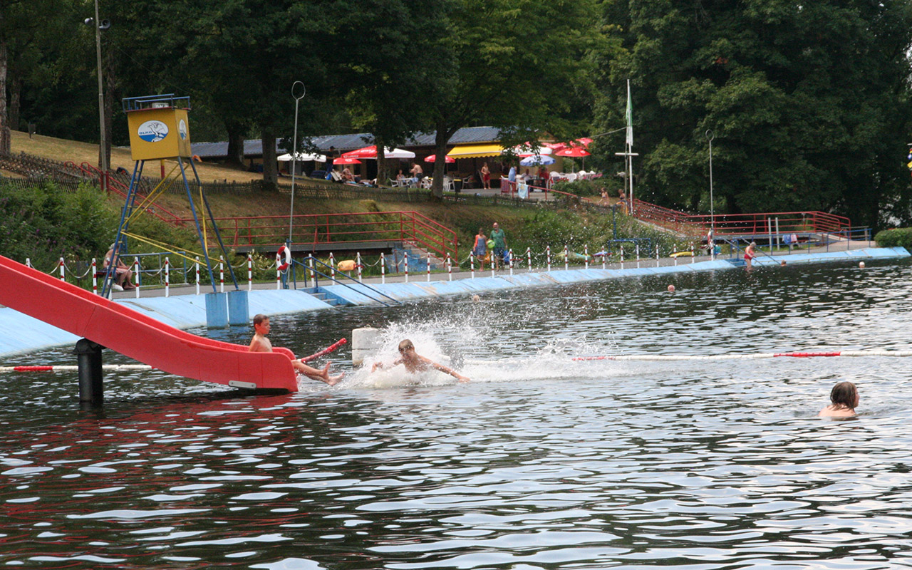 Das Naturbad begrt jhrlich rund 13.500 Besucher. (Foto: Silvia Patt/VG Hamm)