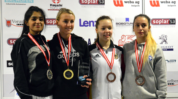 Priti Pelia gewinnt Silber beim Karate Champions Cup