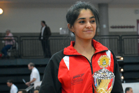 Priti Pelia erreicht Finale beim Karate Krokoyama Cup