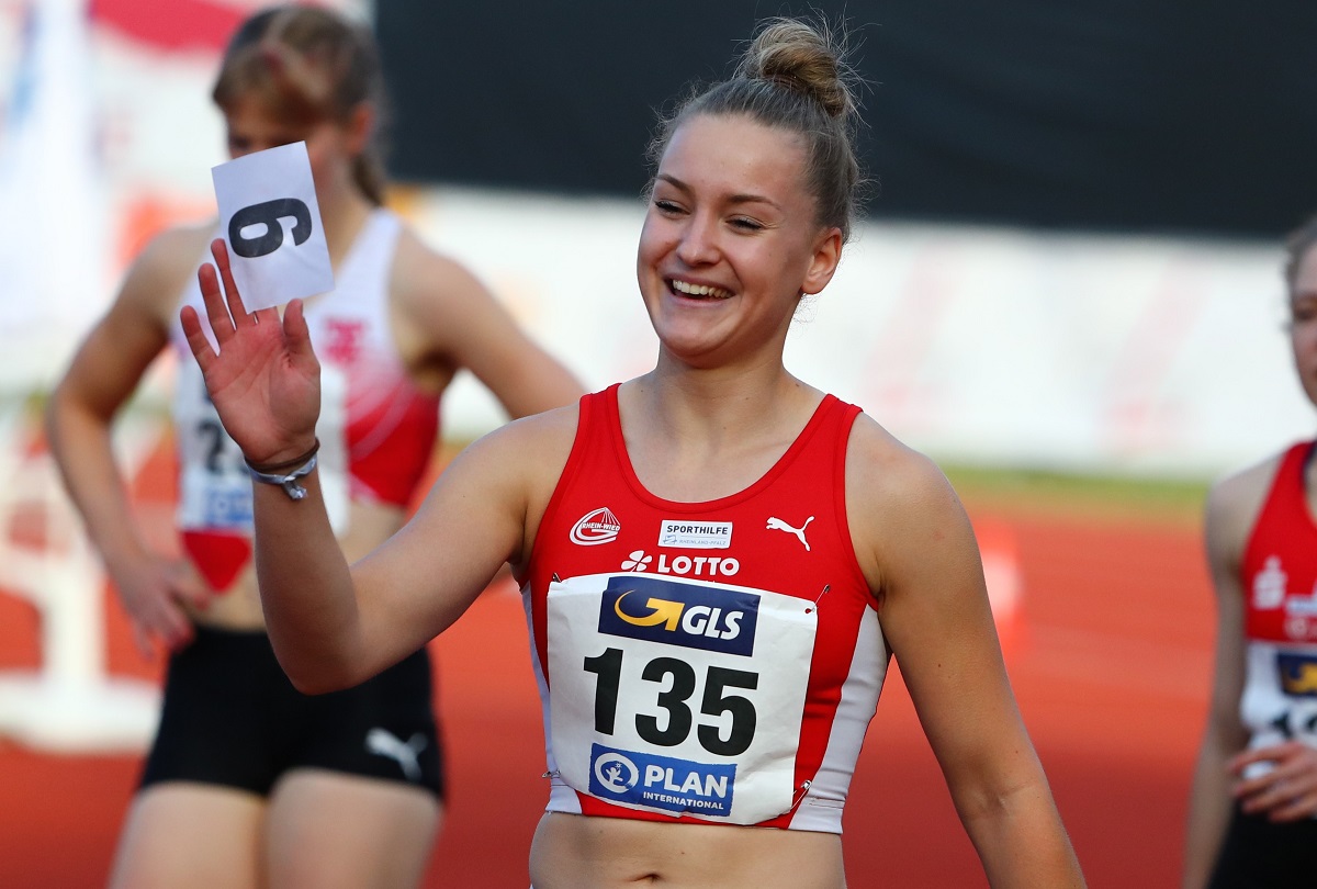 Sophia Junk steckt trotz Verletzung den Kopf nicht in den Sand. (Foto: Wolfgang Birkenstock)