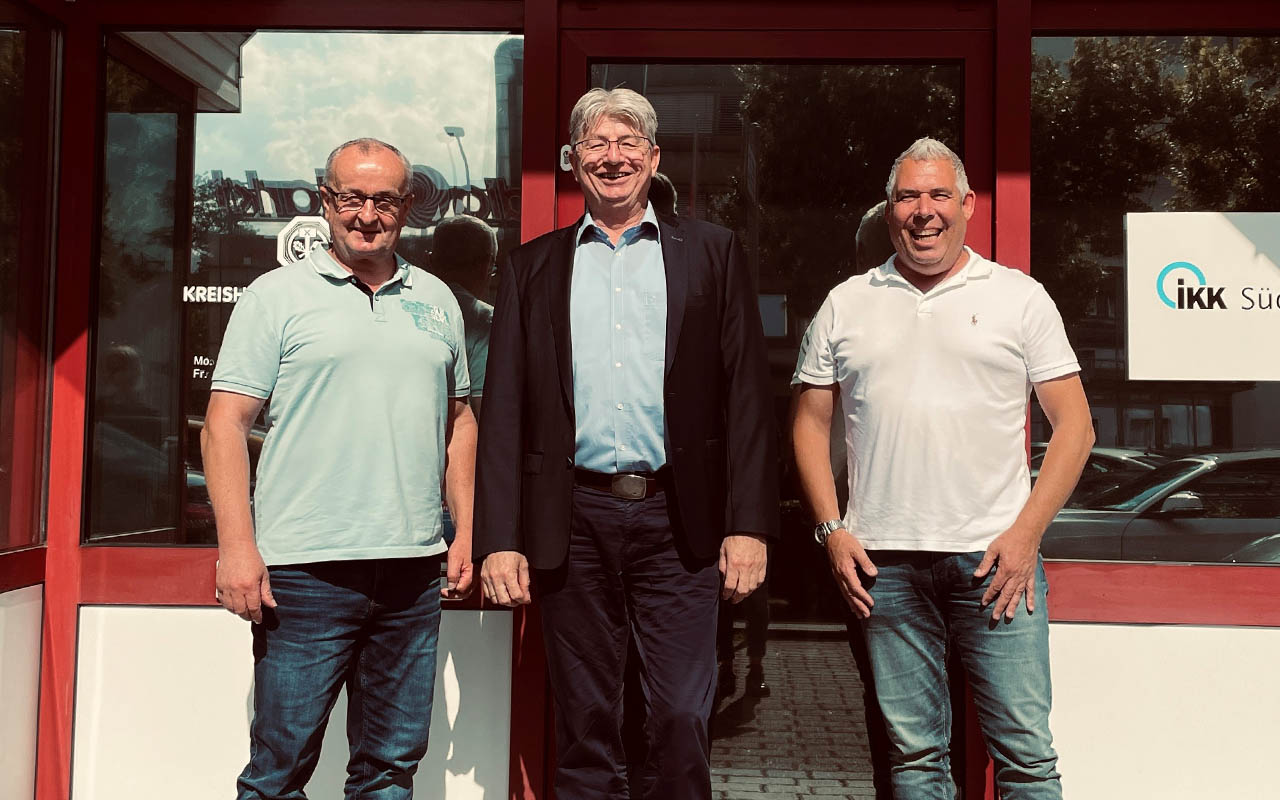 Bei dem Treffen wurden verschiedene Themen wie die Herausforderungen im Baubereich errtert. (Foto: KHS RWW/ Doreen Hergt)