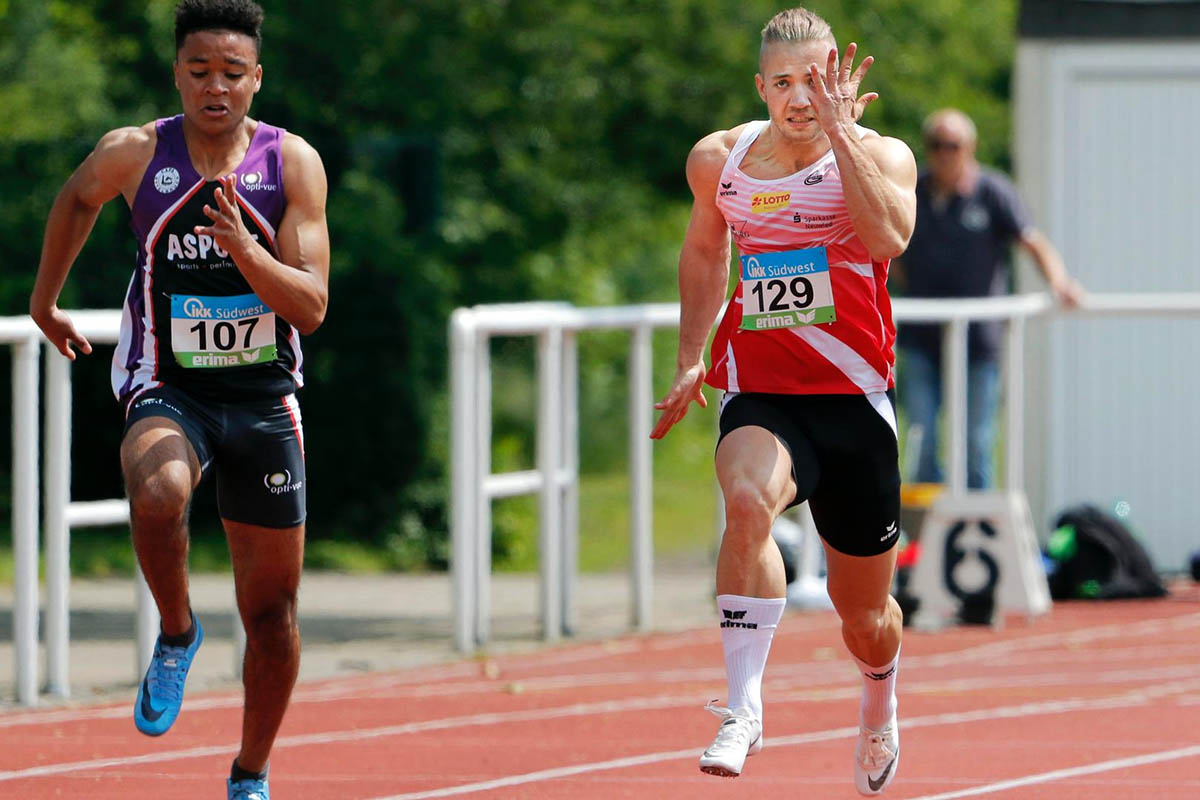 Pascal Kirstges blieb im 60-Meter-Finale von Dortmund als einziger Lufer unter sieben Sekunden. Foto: Wolfgang Birkenstock