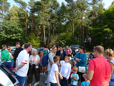 Abenteuerliche Schatzsuche im Mrchenwald in Pracht